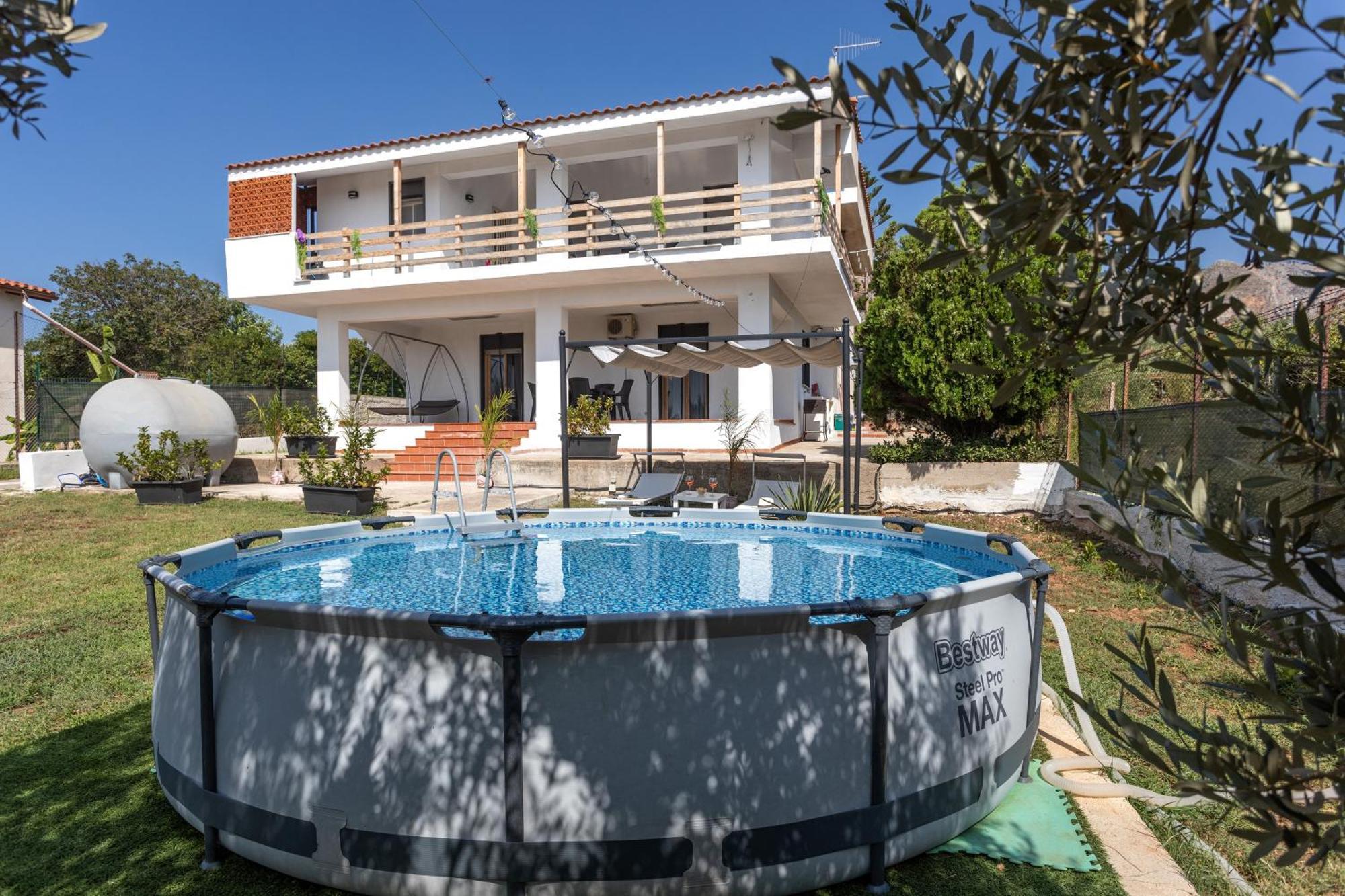 Casa Vista Mare Tra Gli Ulivi Villa Terrasini Buitenkant foto